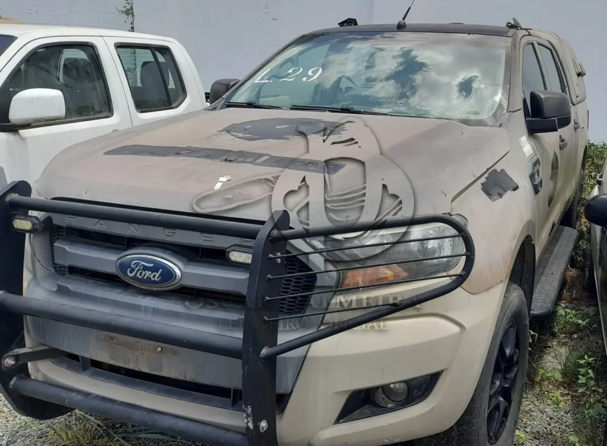 LOTE 029 - VEÍCULO: I/FORD RANGER XLSCD4 22C (MOTOR SOLTO E INCOMPLETO, ANO/MOD 2017/2018 / 6ª PARTE FEIRA DE SANTANA