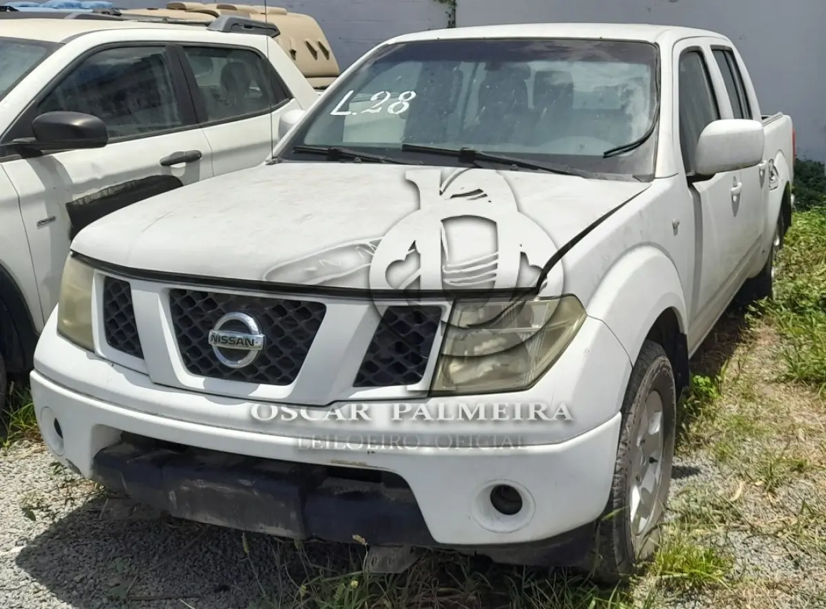 LOTE 028 - VEÍCULO: NISSAN/FRONTIER XE 4X2 (MOTOR INCOMPLETO), ANO/MOD 2012/2013 / 6ª PARTE FEIRA DE SANTANA