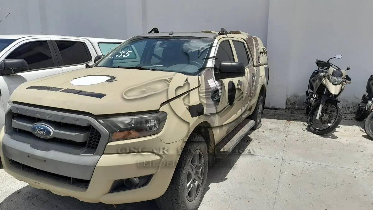 LOTE 035 - VEÍCULO: I/FORD RANGER XLSCD4 22C (MOTOR INCOMPETO), ANO/MOD 2017/2018 / 6ª PARTE FEIRA DE SANTANA