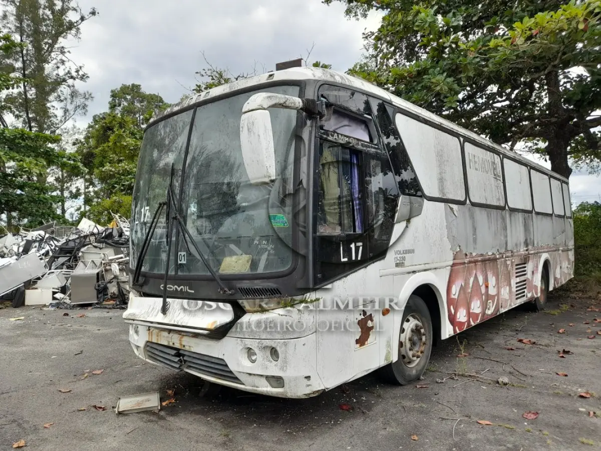 LOTE 017 - VEÍCULO  VW/COMIL TH UM (MOTOR-CASA) (MOTOR INCOMPLETO), ANO/MOD 2009/2009 / 5ª PARTE SIMÕES FILHO