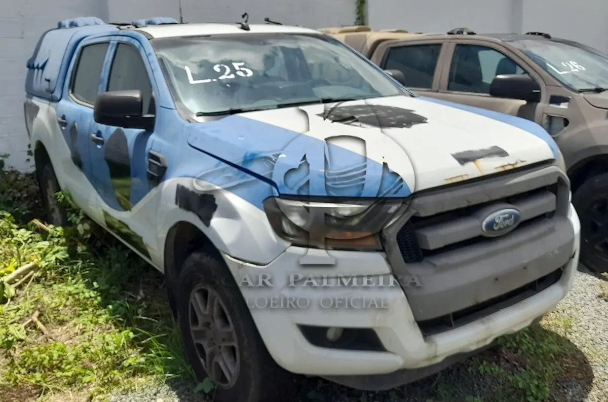 LOTE 025 - VEÍCULO: I/FORD RANGER XLSCD4 22C (MOTOR INCOMPLETO), ANO/MOD 2016/2017 / 6ª PARTE FEIRA DE SANTANA