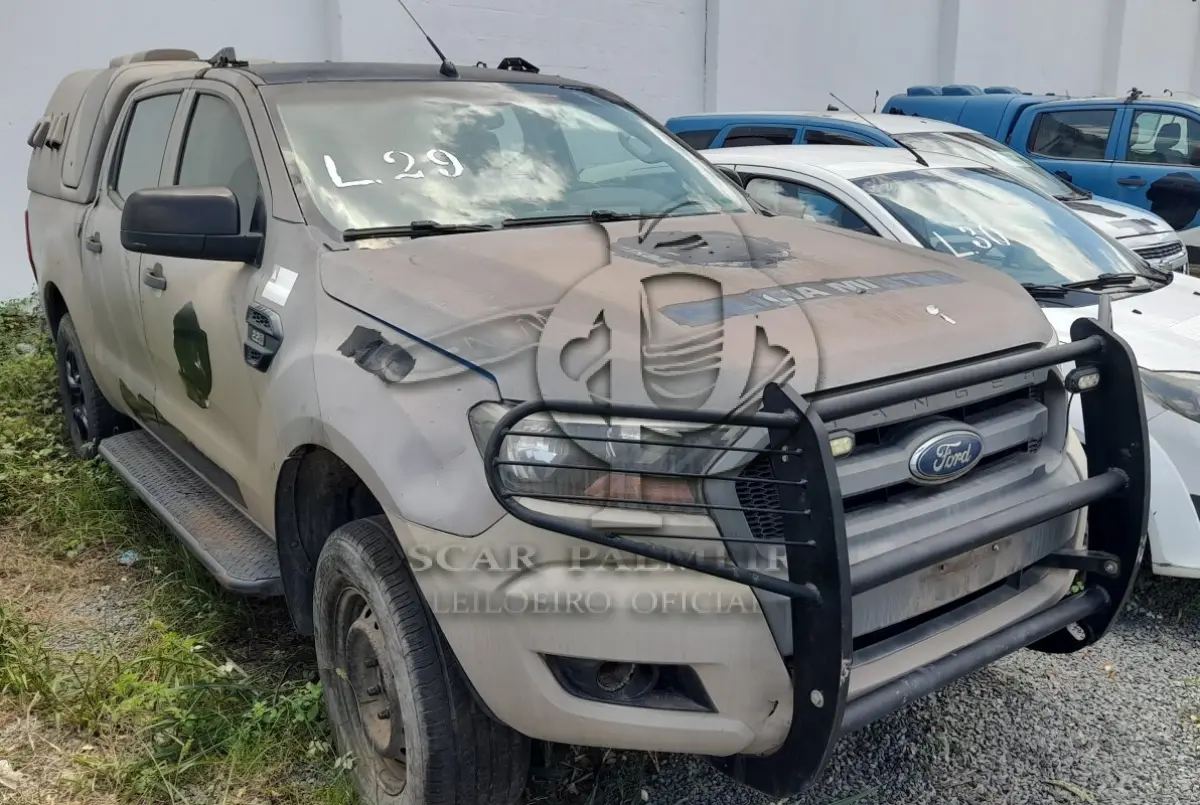 LOTE 029 - VEÍCULO: I/FORD RANGER XLSCD4 22C (MOTOR SOLTO E INCOMPLETO, ANO/MOD 2017/2018 / 6ª PARTE FEIRA DE SANTANA