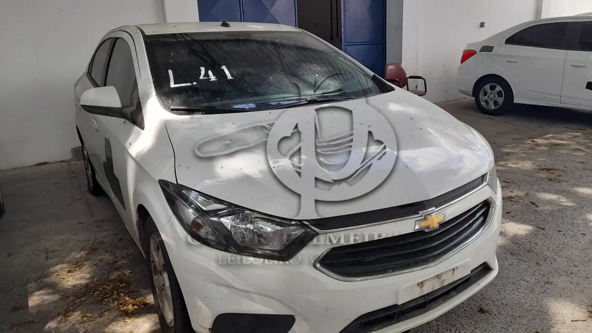 LOTE 041 - VEÍCULO: CHEV/PRISMA 1.4MT LT (MOTOR INCOMPLETO), ANO/MOD 2018/2019 / 6ª PARTE FEIRA DE SANTANA