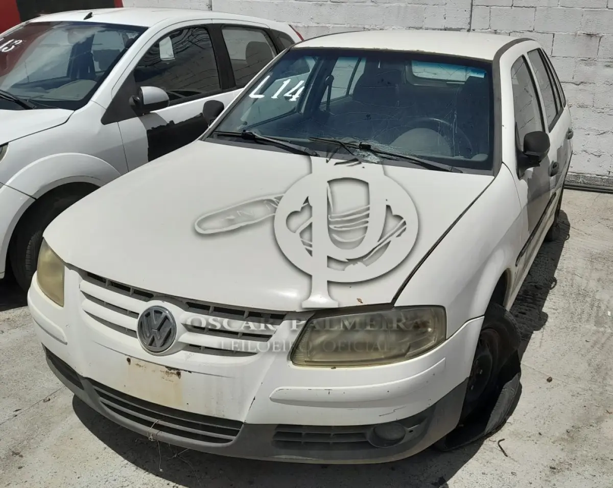 LOTE 014 - VEÍCULO: VW/GOL 1.0 GIV (MOTOR INCOMPLETO), ANO/MOD 2008/2009 / 6ª PARTE FEIRA DE SANTANA