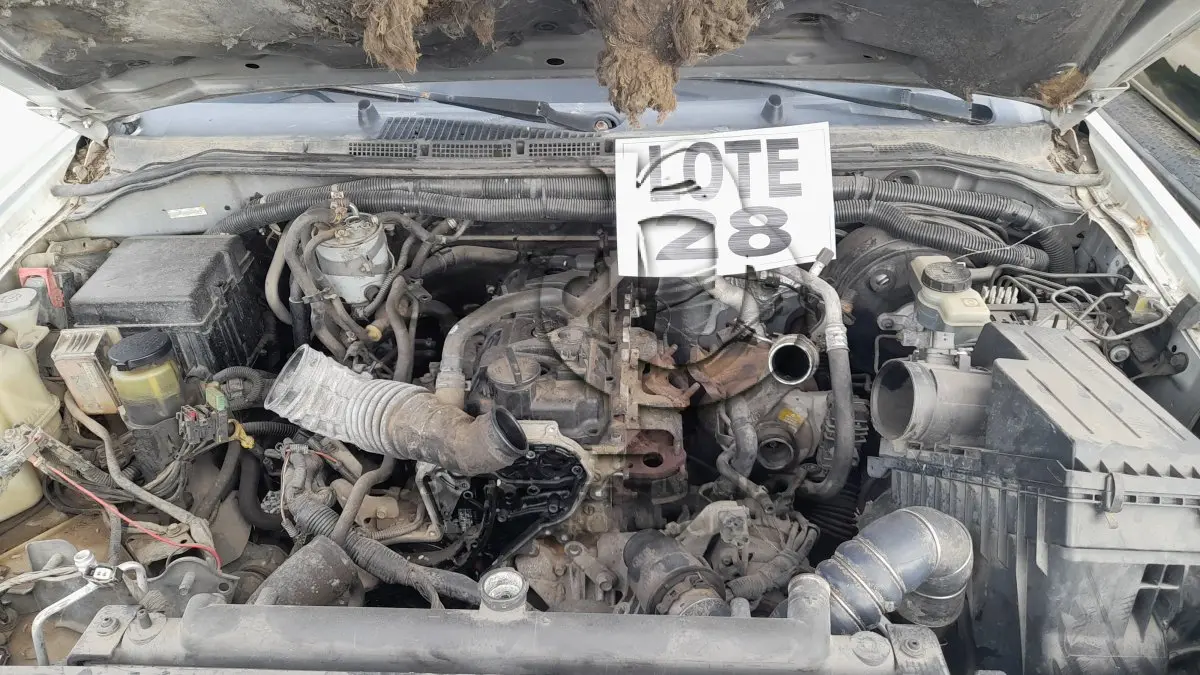 LOTE 028 - VEÍCULO: NISSAN/FRONTIER XE 4X2 (MOTOR INCOMPLETO), ANO/MOD 2012/2013 / 6ª PARTE FEIRA DE SANTANA