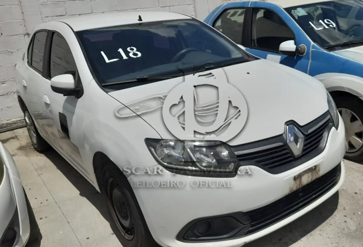 LOTE 018 - VEÍCULO: RENAULT/LOGAN EXP 16 SCE (MOTOR INCOMPLETO), ANO/MOD 2017/2018 / 6ª PARTE FEIRA DE SANTANA