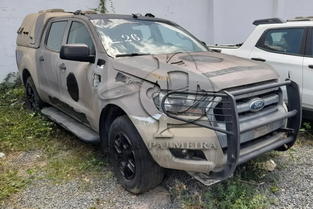 LOTE 026 - VEÍCULO: I/FORD RANGER XLSCD4 22C (MOTOR INCOMPLETO), ANO/MOD 2017/2018 / 6ª PARTE FEIRA DE SANTANA