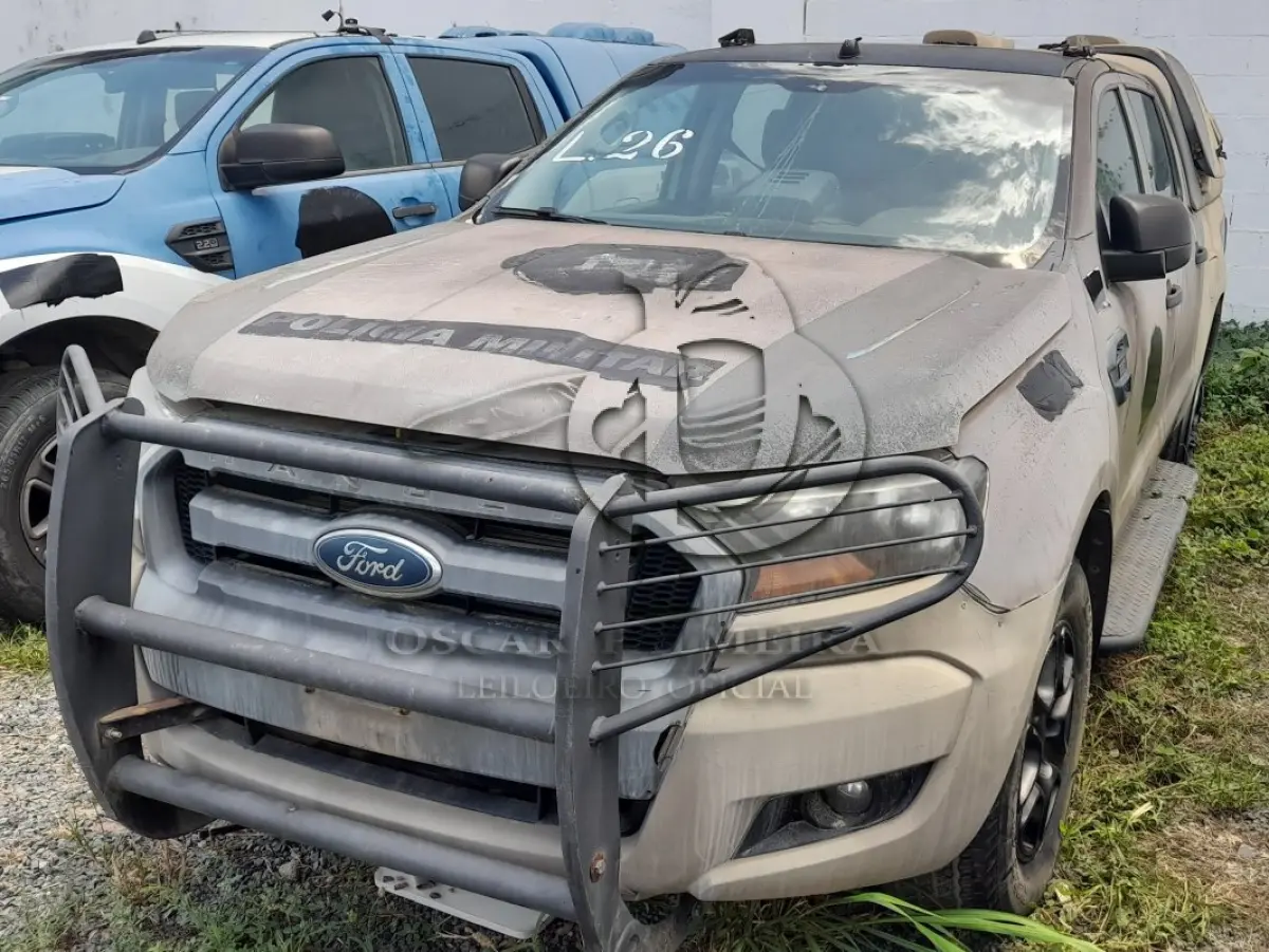 LOTE 026 - VEÍCULO: I/FORD RANGER XLSCD4 22C (MOTOR INCOMPLETO), ANO/MOD 2017/2018 / 6ª PARTE FEIRA DE SANTANA
