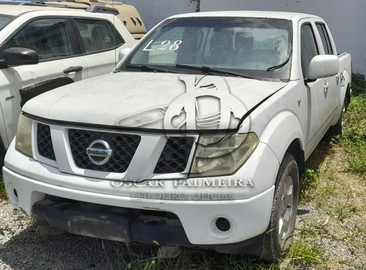 LOTE 028 - VEÍCULO: NISSAN/FRONTIER XE 4X2 (MOTOR INCOMPLETO), ANO/MOD 2012/2013 / 6ª PARTE FEIRA DE SANTANA