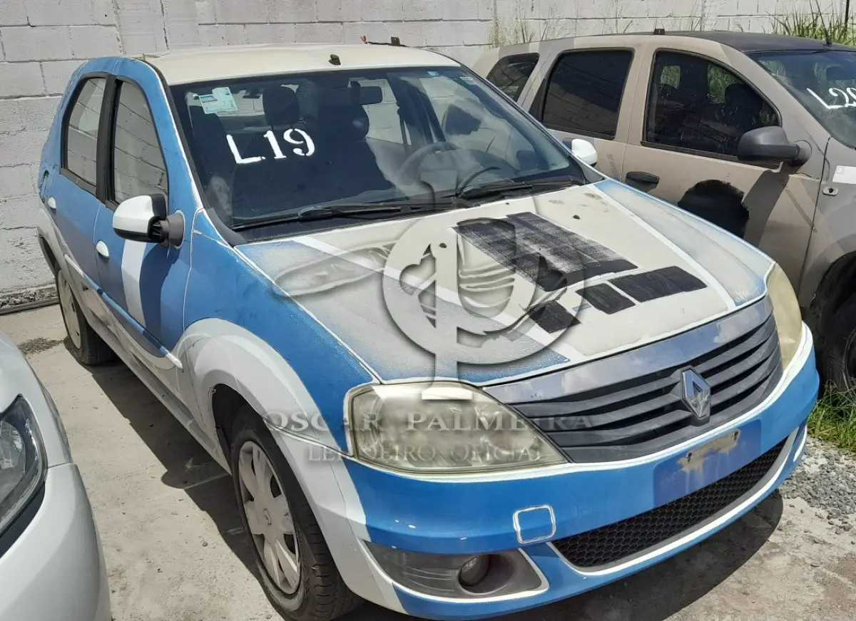 LOTE 019 - VEÍCULO: RENAULT/LOGAN EXP 1016V (MOTOR INCOMPLETO), ANO/MOD 2013/2013 / 6ª PARTE FEIRA DE SANTANA