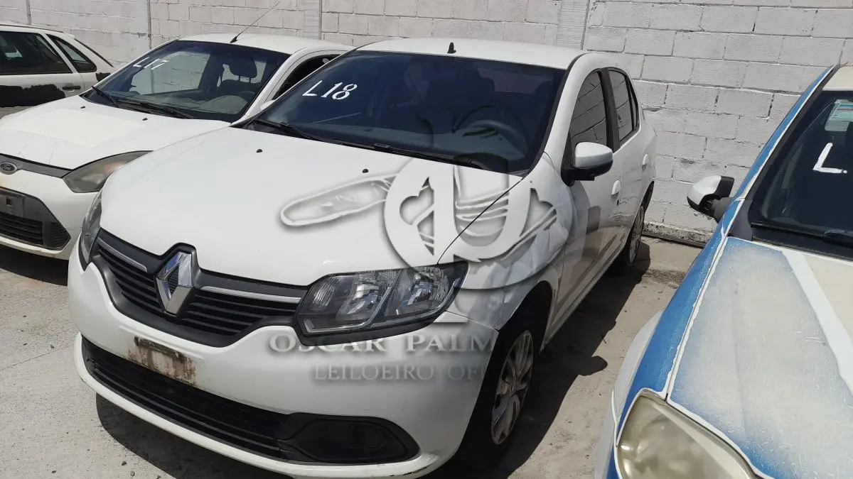 LOTE 018 - VEÍCULO: RENAULT/LOGAN EXP 16 SCE (MOTOR INCOMPLETO), ANO/MOD 2017/2018 / 6ª PARTE FEIRA DE SANTANA