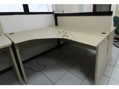 LOTE 022 - LOTE - 0022 - MESA EM L ESTAÇÃO DE TRABALHO CONJ. 2 PÇS.