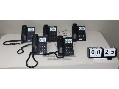 LOTE 025 - CONJ. APARELHOS INTELBRAS TIP-120