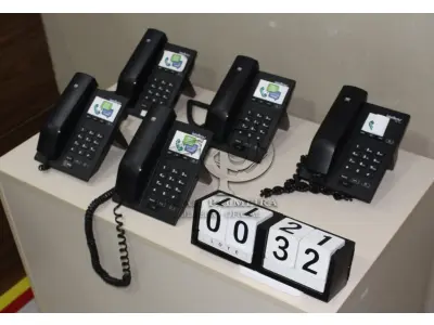 LOTE 032 - CONJ. APARELHOS INTELBRAS TIP-120