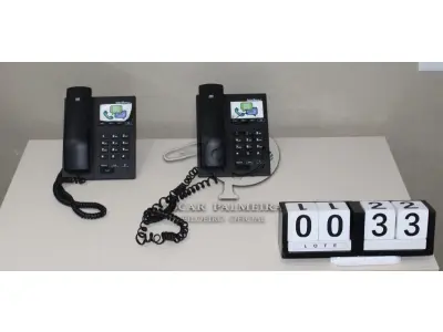 LOTE 033 - CONJ. APARELHOS INTELBRAS TIP-120