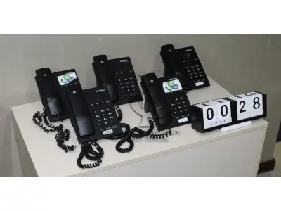 LOTE 028 - CONJ. APARELHOS INTELBRAS TIP-120