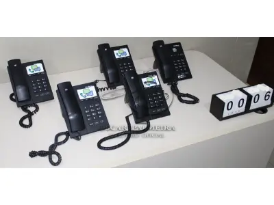 LOTE 006 - CONJ. APARELHOS INTELBRAS TIP-120