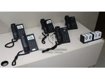 LOTE 014 - CONJ. APARELHOS INTELBRAS TIP-120