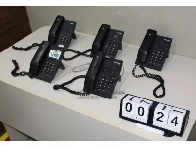 LOTE 024 - CONJ. APARELHOS INTELBRAS TIP-120