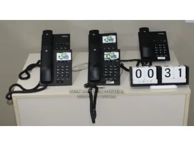 LOTE 031 - CONJ. APARELHOS INTELBRAS TIP-120