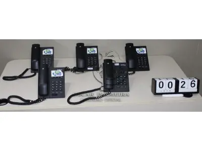 LOTE 026 - CONJ. APARELHOS INTELBRAS TIP-120