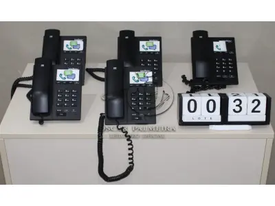 LOTE 032 - CONJ. APARELHOS INTELBRAS TIP-120