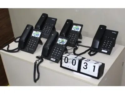 LOTE 031 - CONJ. APARELHOS INTELBRAS TIP-120