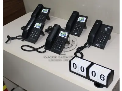 LOTE 006 - CONJ. APARELHOS INTELBRAS TIP-120