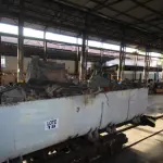 LOTE 018 - DIVERSOS MATERIAIS DE FERRO COMPOSTO DE:   PRANCHA FERROVIARIA, RODEIROS, SUCATA DIVERSAS DE FERRO