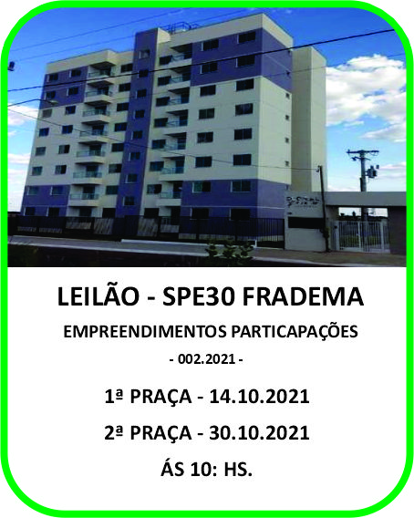LEILÃO SPE30 FRADEMA - LUÍS EDUARDO MAGALHÃES
