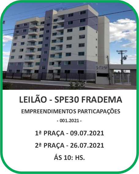 LEILÃO SPE30 FRADEMA - LUÍS EDUARDO MAGALHÃES