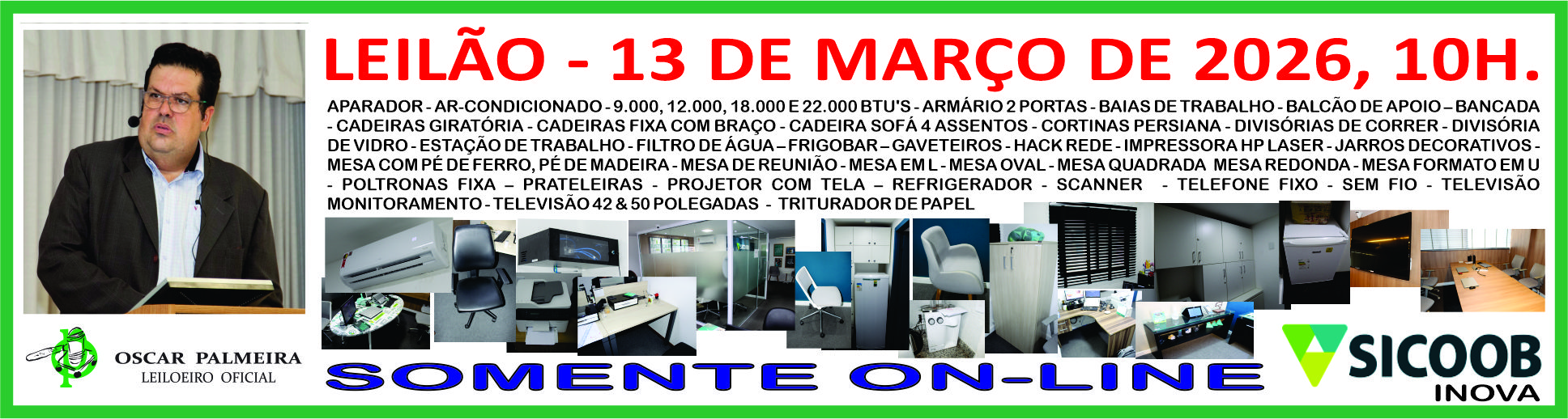 LEILÃO SICOOB INOVA - 001.2026