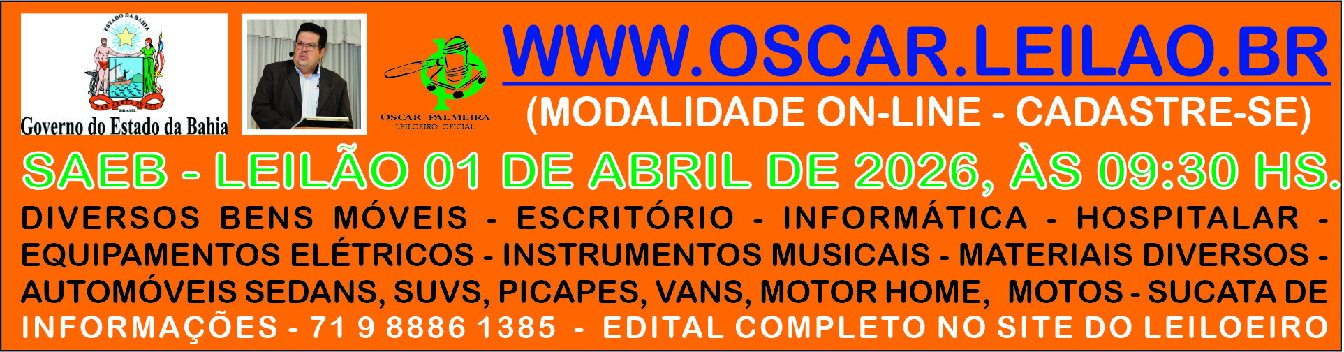 LEILÃO SAEB 2026